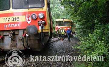 Kisiklott egy személyvonat Szalatnak és Mágocs között 